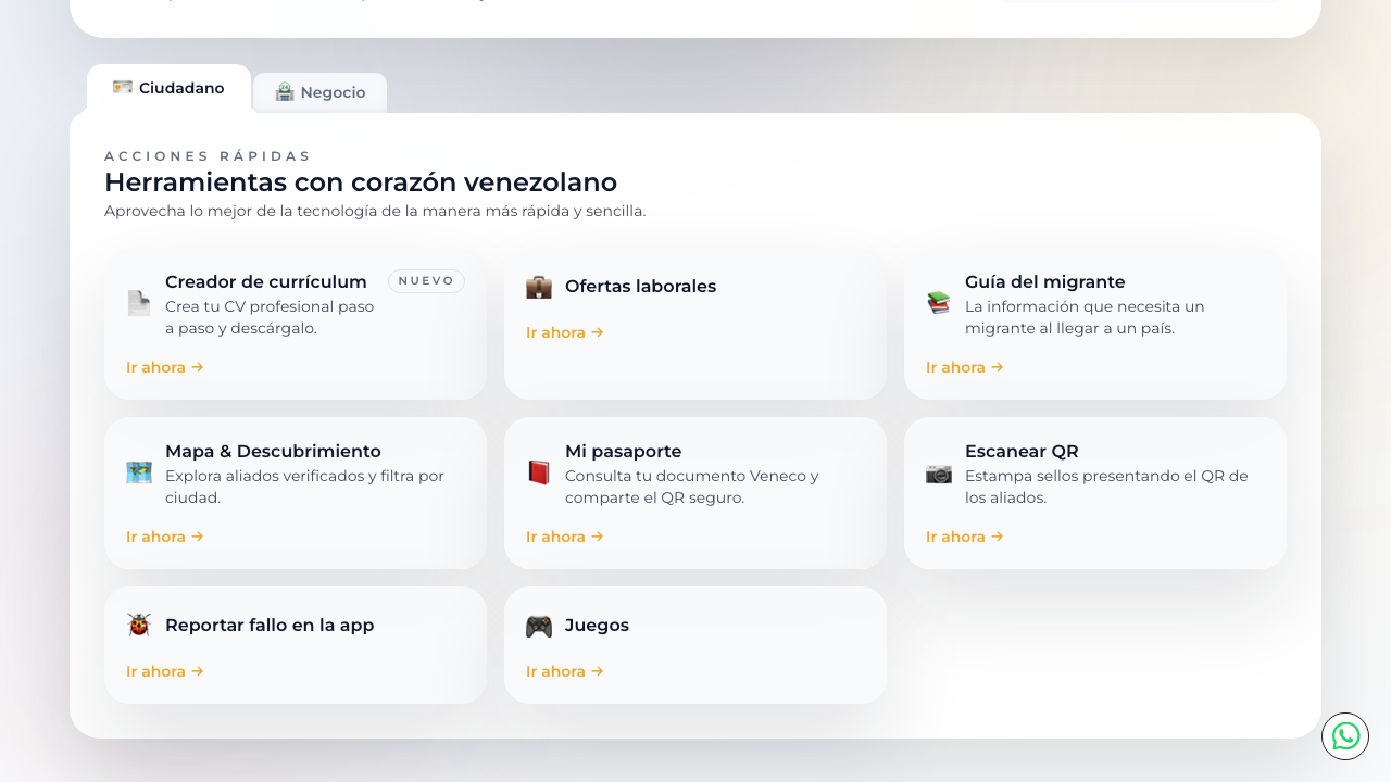 Dashboard del negocio mostrando la tarjeta Activar plan